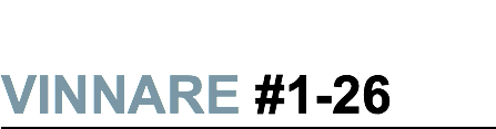 &nbsp;VINNARE #1-26